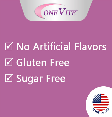 Onevite Women’s Prenatal Vitamin, No Artificial Flavors, Gluten Free, Sugar Free